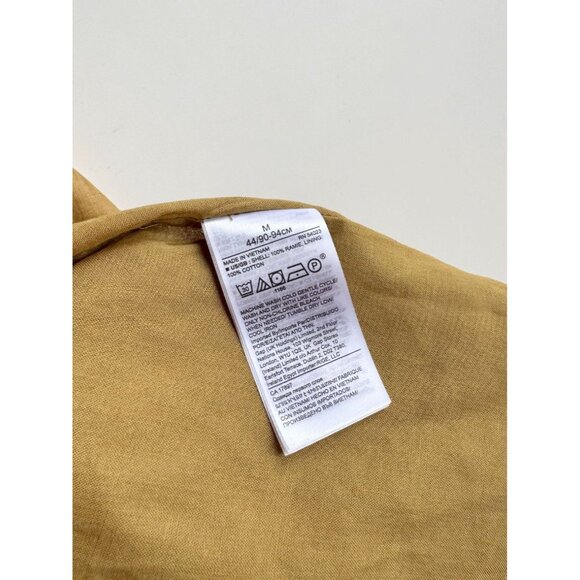 BANANA REPUBLIC Wild Mustard Ramie A-Line Square Neck Camisole Tank, Size M - Picture 10 of 12